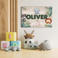 Safari Kids Room Sign by Tailored Canvases