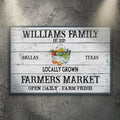 Farmers Market Sign II by Tailored Canvases