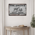 Goat Farm Sign II by Tailored Canvases