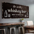 Custom Bar Signs for Home Bar: Perfect Man Cave Wall Decor and Perfect Unique Gift For Husband by Tailored Canvases