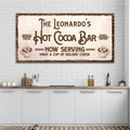 Have A Cup Of Holiday Cheer Hot Cocoa Bar Sign by Tailored Canvases