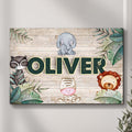 Safari Kids Room Sign by Tailored Canvases