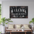 Welcome Friends & Family Sign III by Tailored Canvases