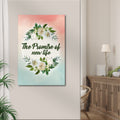 The Promise of New Life Sign by Tailored Canvases