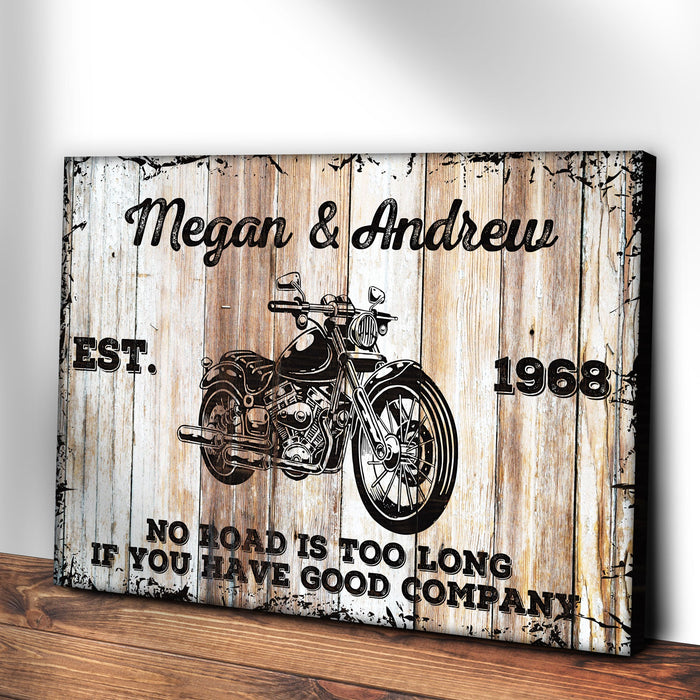 Motorcycle Wood Sign by Tailored Canvases