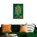 An Irishman Is Never Drunk Sign by Tailored Canvases