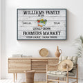 Farmers Market Sign II by Tailored Canvases
