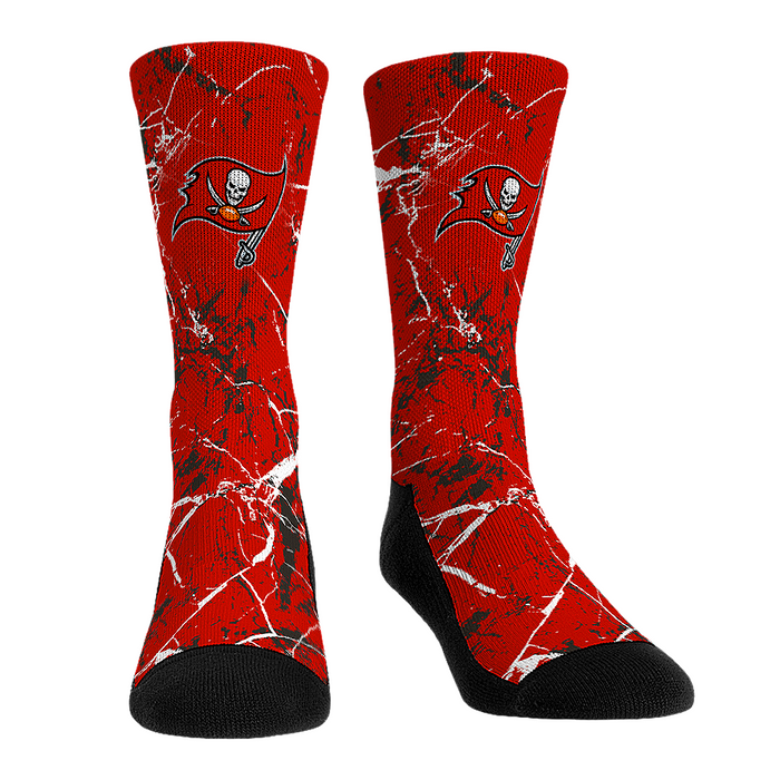 Tampa Bay Buccaneers - Cracked Marble by Rock 'Em Socks