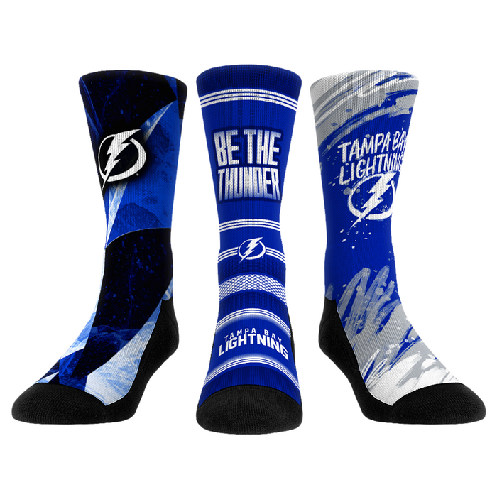 Tampa Bay Lightning - Power Play 3-Pack by Rock 'Em Socks