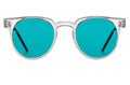 Spitfire Teddy Boy Sunglasses - Clear/Turquoise by Swell-O-Phonic