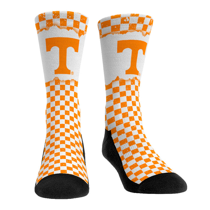 Tennessee Volunteers - Iconic Checkerboard by Rock 'Em Socks