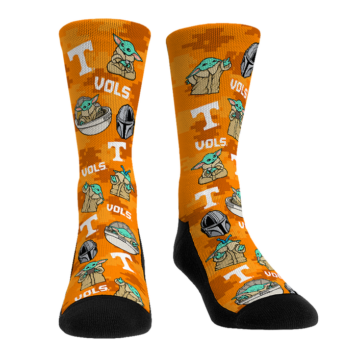 Tennessee Volunteers - Star Wars - Grogu All-Over by Rock 'Em Socks