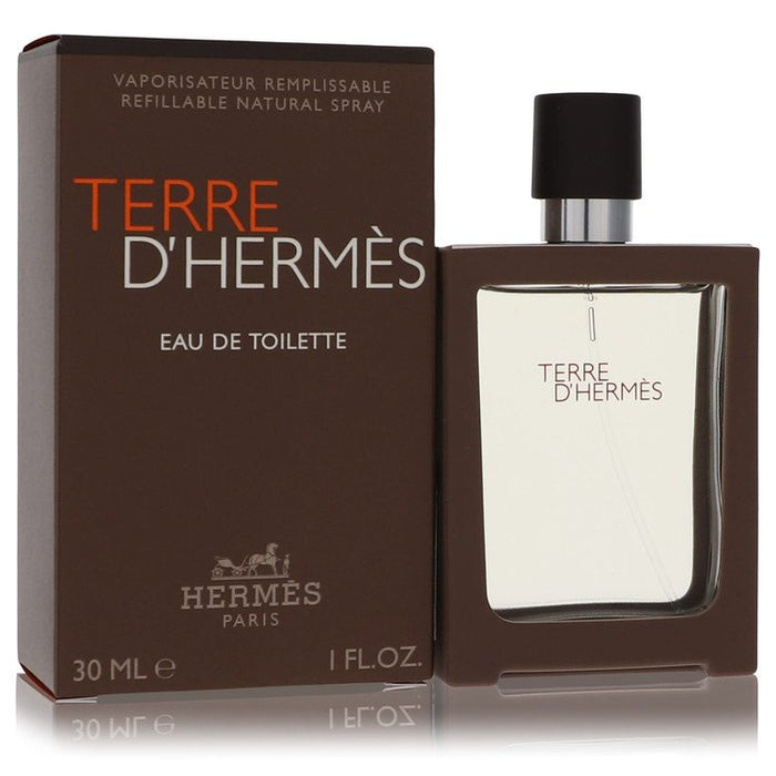 Terre D'Hermes by Hermes Eau De Toilette Spray Spray Refillable 1 oz for Men by Avera Group