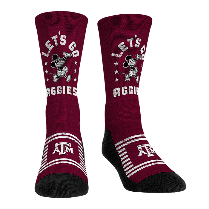 Texas A&M Aggies - Disney - Let's Go! by Rock 'Em Socks