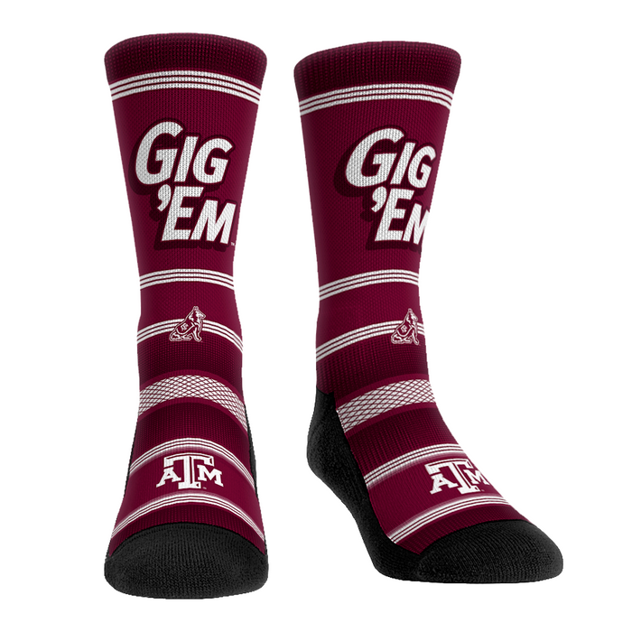 Texas A&M Aggies - Gig 'Em by Rock 'Em Socks