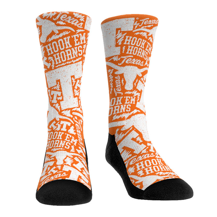 Texas Longhorns - Logo Sketch by Rock 'Em Socks
