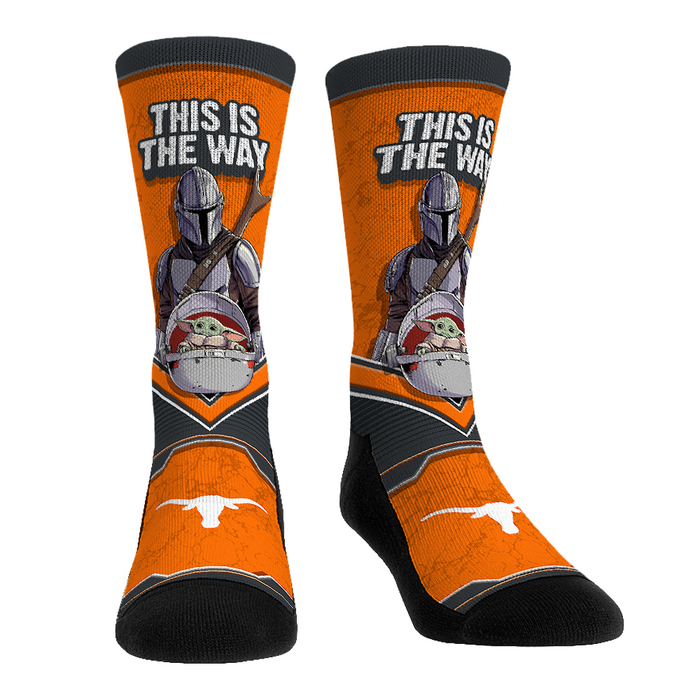 Texas Longhorns - Star Wars - This Is The Way by Rock 'Em Socks