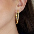 Gold Hoops by Christina Greene