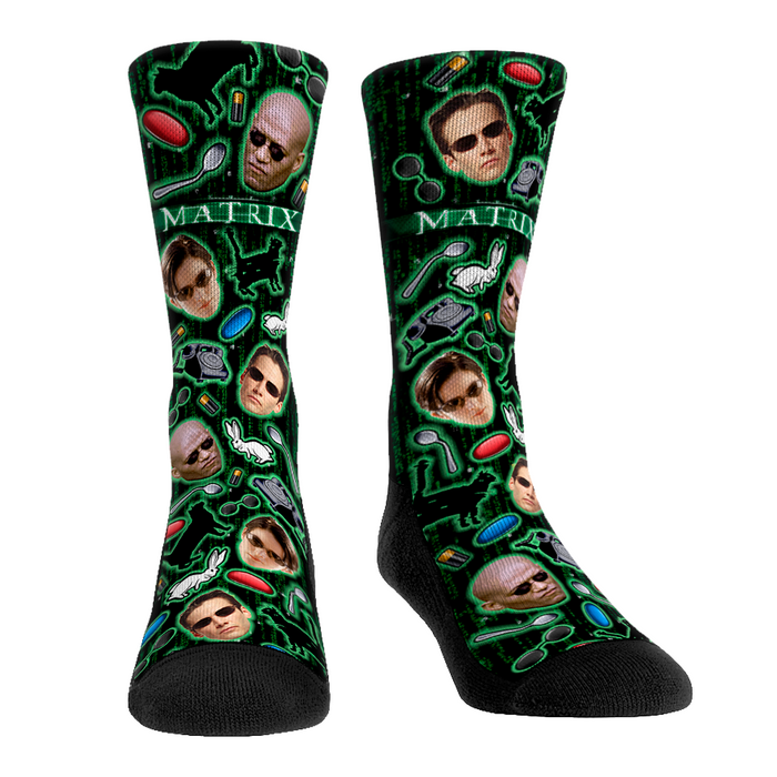 The Matrix - Icons All-Over by Rock 'Em Socks