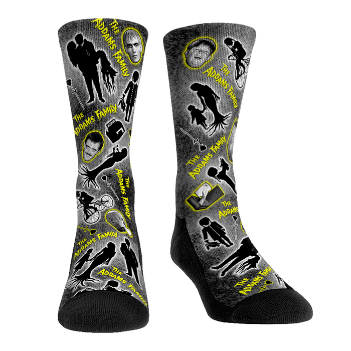 The Addams Family - Icons All-Over by Rock 'Em Socks
