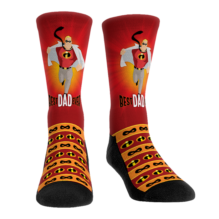 The Incredibles - Best Dad Ever by Rock 'Em Socks