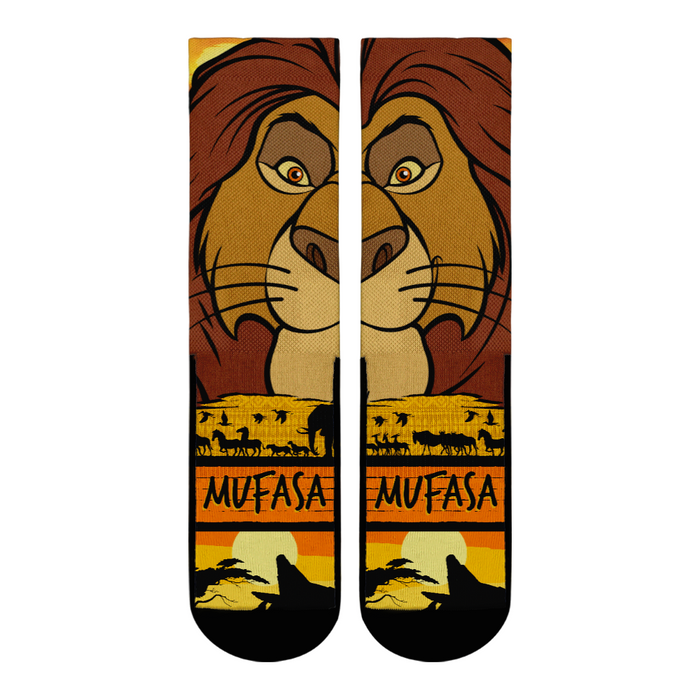 The Lion King - Mufasa - Split Face by Rock 'Em Socks