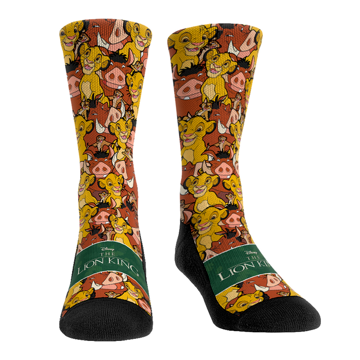 The Lion King - Simba, Pumbaa, & Timone - Stacked Characters by Rock 'Em Socks
