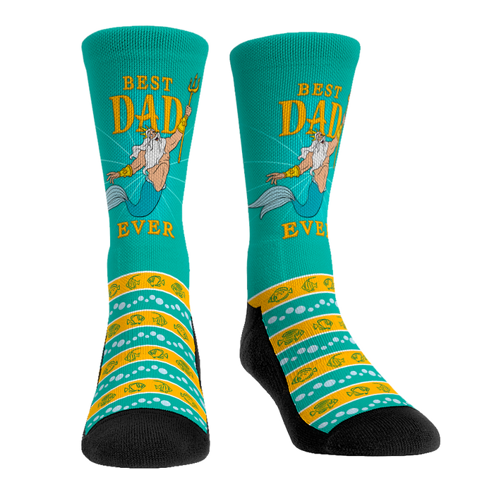 The Little Mermaid - Best Dad Ever by Rock 'Em Socks