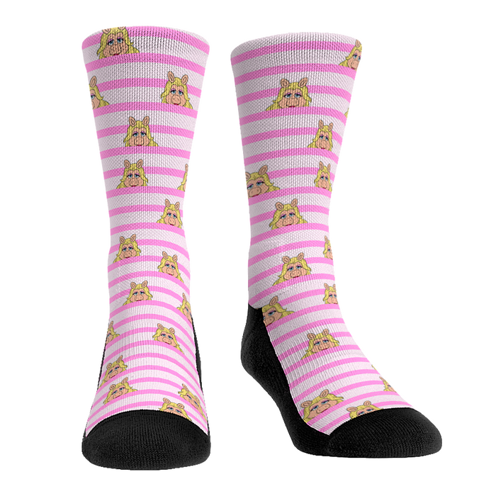 Miss Piggy - Peek-A-Boo Stripes by Rock 'Em Socks