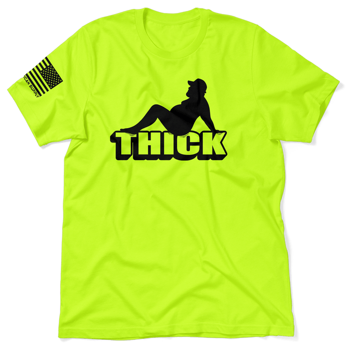 Thick - Safety Yellow T-Shirt by Armed American Supply