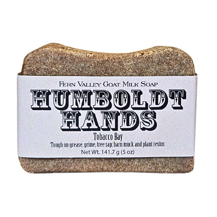 Natural Goat Milk Soap | Humboldt Hands Heavy-Duty Hand Cleaner| Tobacco Bay by Fern Valley Soap