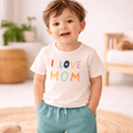 graphic tee | love mom by Finn + Emma
