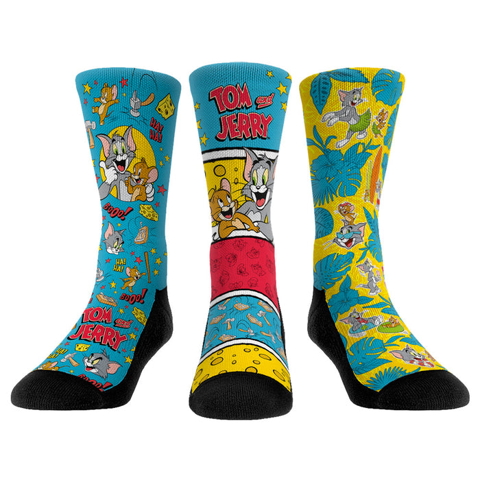 Tom and Jerry - 3-Pack by Rock 'Em Socks