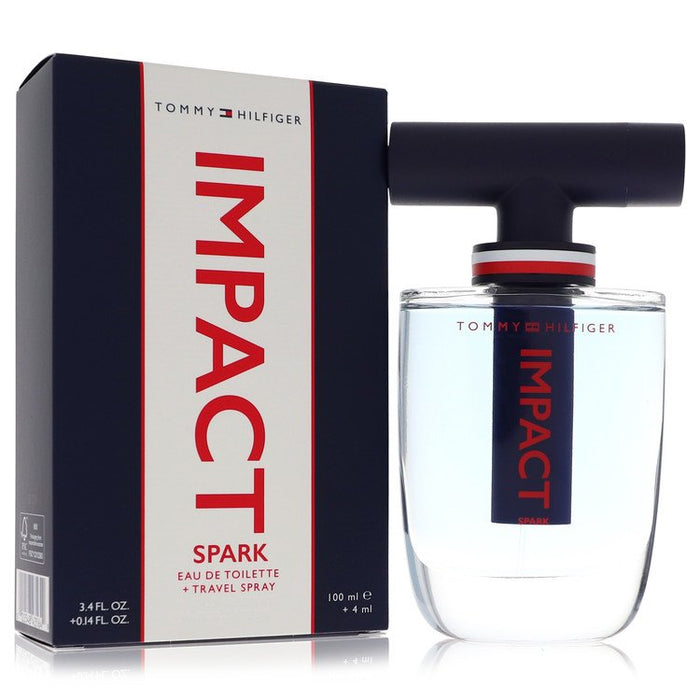 Tommy Hilfiger Impact Spark by Tommy Hilfiger Eau De Toilette Spray -- 3.4 oz Eau De Toilette + .14 oz Travel EDT Spray for Men by Avera Group