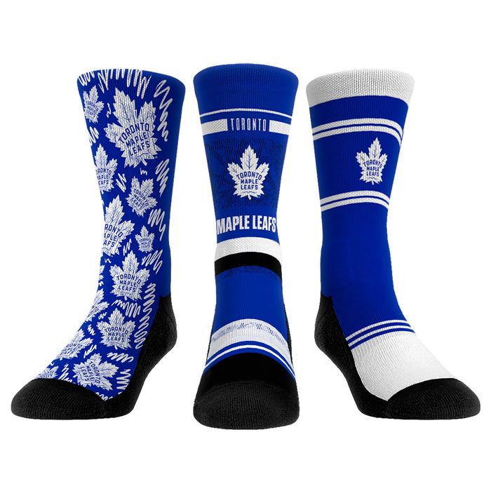 Toronto Maple Leafs - 3-Pack by Rock 'Em Socks