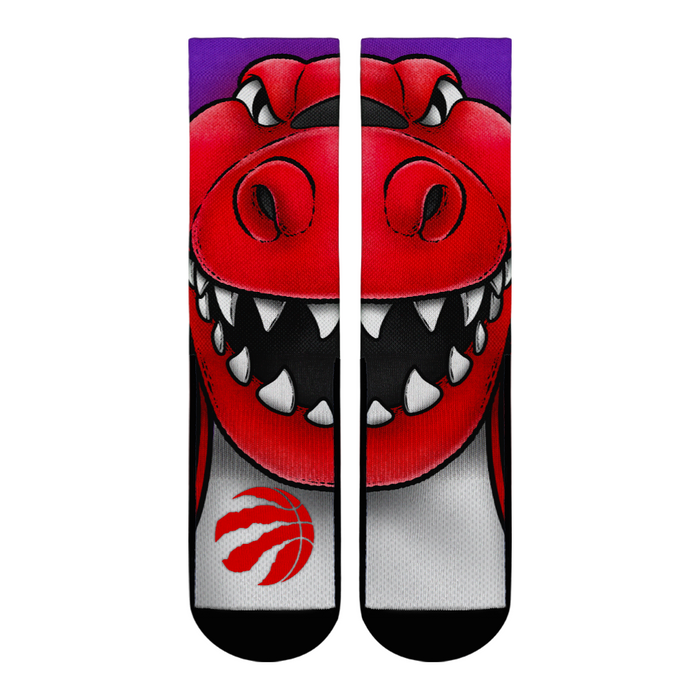 Toronto Raptors - Split Face Mascot by Rock 'Em Socks