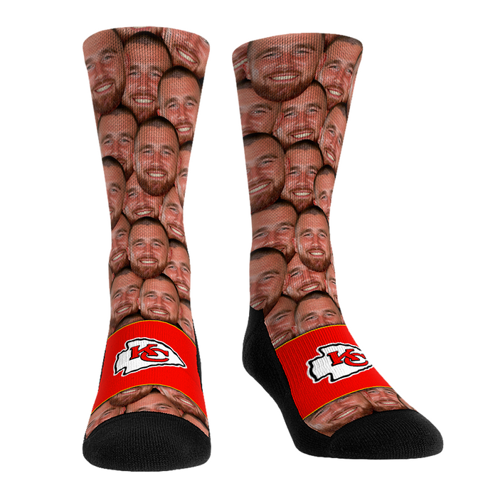Travis Kelce - Kansas City Chiefs - Face Repeat by Rock 'Em Socks