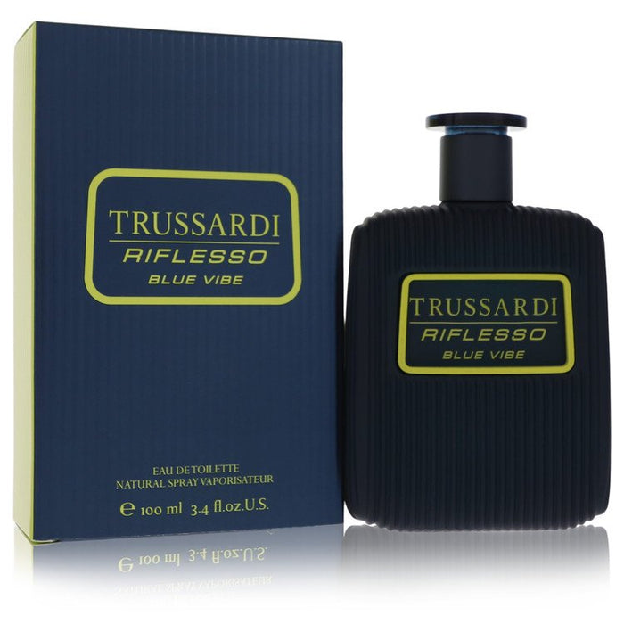 Trussardi Riflesso Blue Vibe by Trussardi Eau De Toilette Spray 3.4 oz for Men by Avera Group