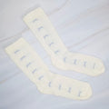 Tulle Top Bow Lined Up Socks Set Of 2
