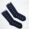 Tulle Top Bow Lined Up Socks Set Of 2