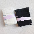 Tulle Top Bow Lined Up Socks Set Of 2