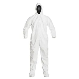 Sterile Disposable Coverall with Hood (Medium) by Pasteur Pharmacy