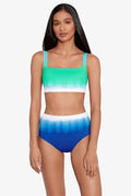 Ralph Lauren Womens Ombré Bikini Top, Size 6 by Vanessa Jane