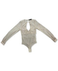 Inc Sheer Lace Thong Bodysuit by Vanessa Jane
