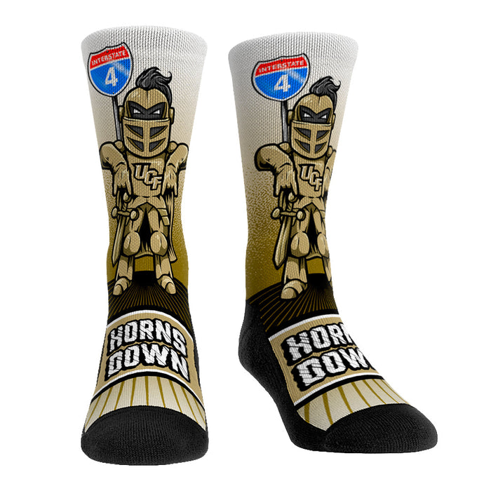 UCF Knights - Horns Down! by Rock 'Em Socks