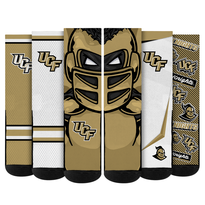 UCF Knights - Super Fan Bundle 5-Pack by Rock 'Em Socks