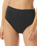 Carmen Marc Valvo High-Waist Convertible Tummy Control Bikini Bottoms by Vanessa Jane