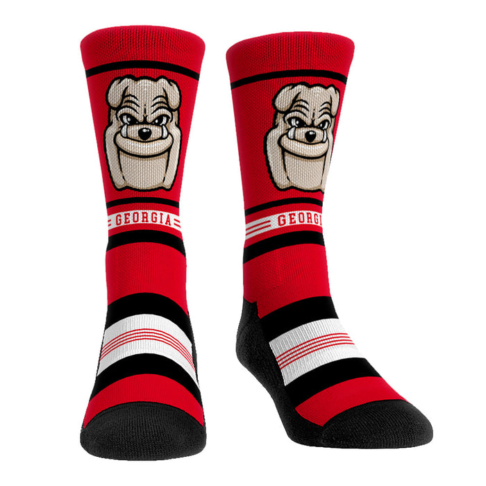 Georgia Bulldogs - Game Face Mascot by Rock 'Em Socks