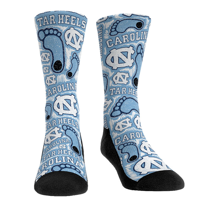 North Carolina Tar Heels - Logo Sketch by Rock 'Em Socks