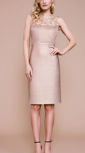 Tadashi Shoji Willow Pintuck Jersey Dress by Vanessa Jane